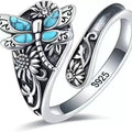 Bohemian Turquoise Dragonfly Ring