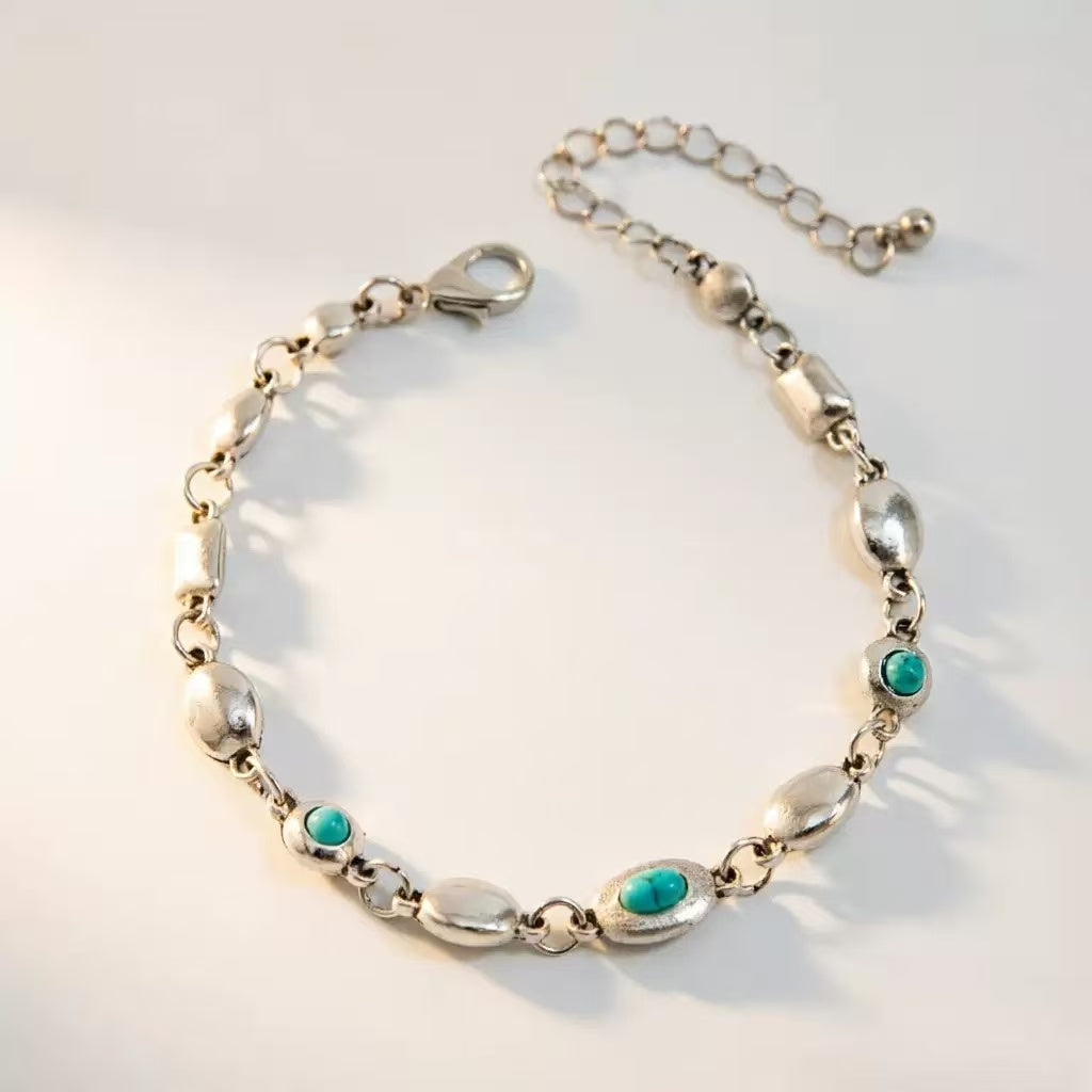 Turquoise Double Layer Stackable Necklace