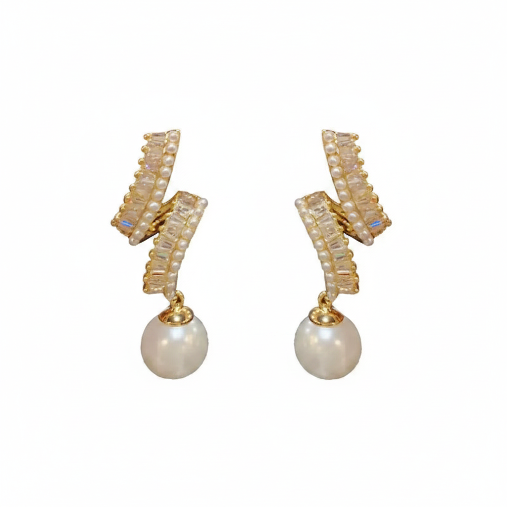 S925 Pearl Drop Earrings