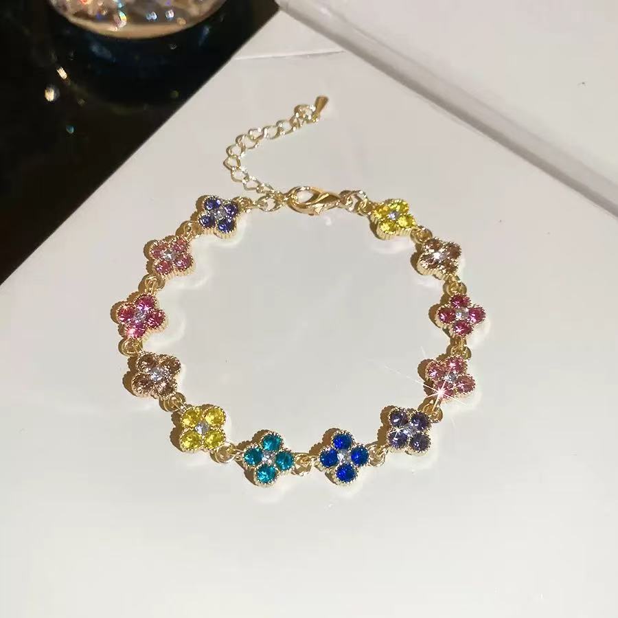 Lucky Clover Flower Bracelet