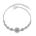 Round Full Pave Zirconia Tennis Bracelet