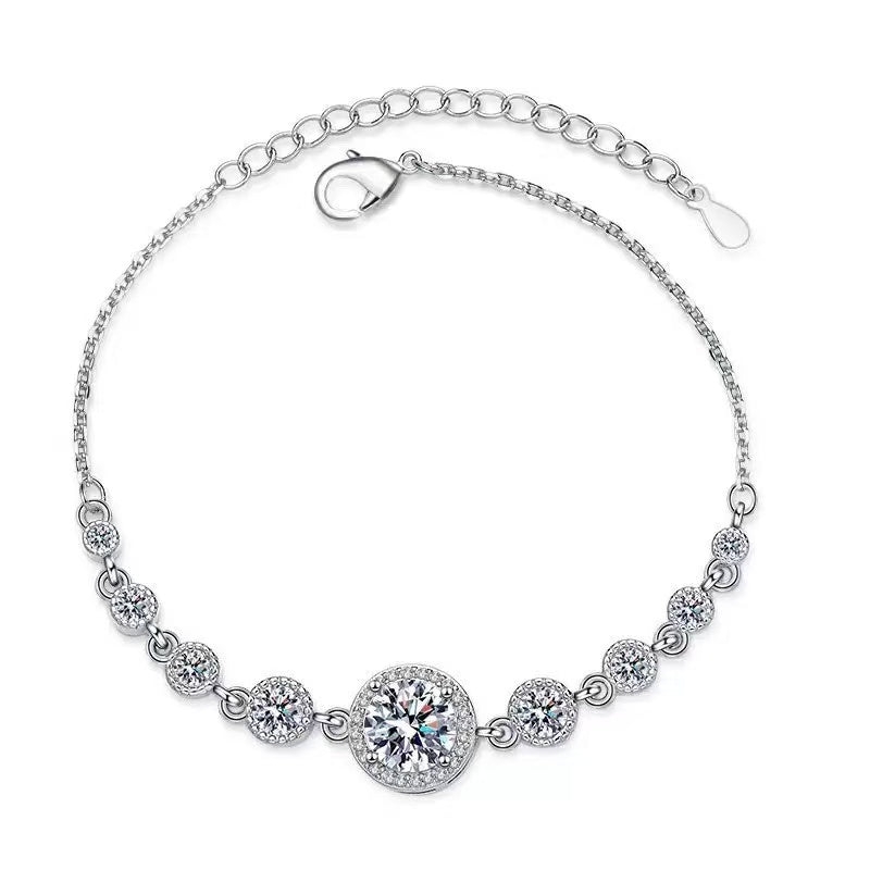 Round Full Pave Zirconia Tennis Bracelet