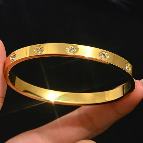 18K Diamond-Studded Bracelet