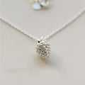 S925 Sterling Silver Pine Cone Necklace