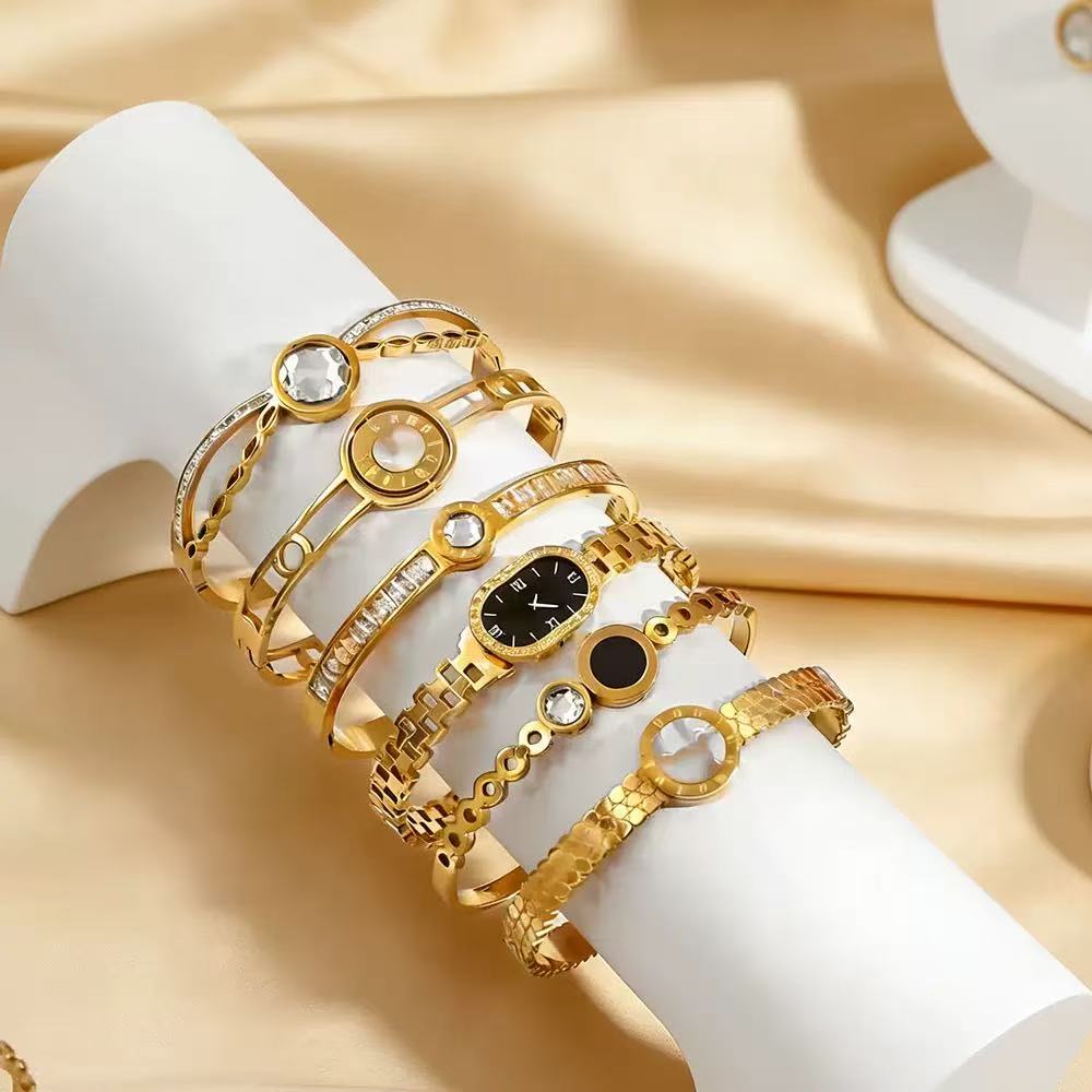 18K Gold Titanium Steel Bracelet