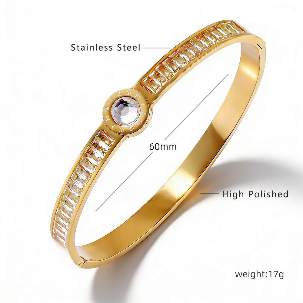 18K Gold Titanium Steel Bracelet