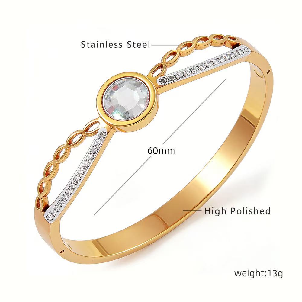 18K Gold Titanium Steel Bracelet