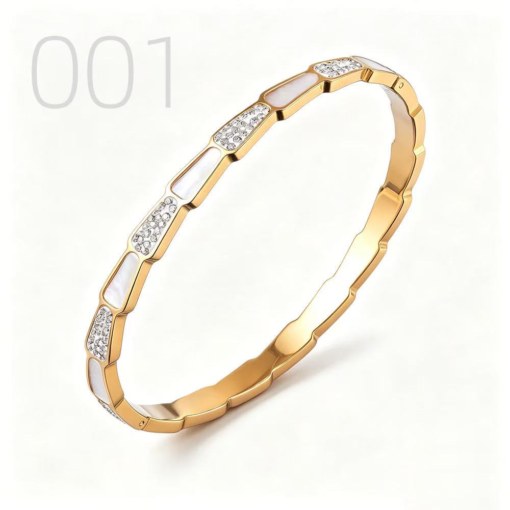 18K Gold Titanium Steel Bracelet