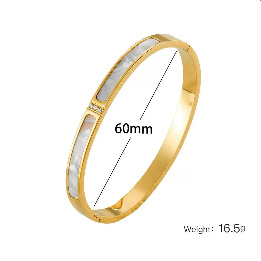 18K Gold Titanium Steel Bracelet