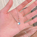 Blue Turquoise Floral Necklace