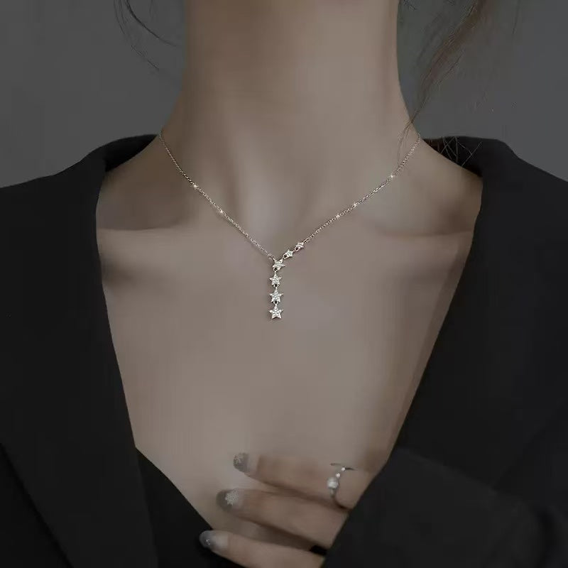 S925 Sterling Silver Star Necklace