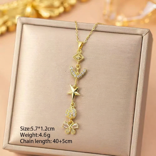 18K Gold Star Necklace