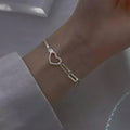 S925 Sterling Silver Heart Bracelet