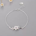 S925 Silver Little Flower Bracelet