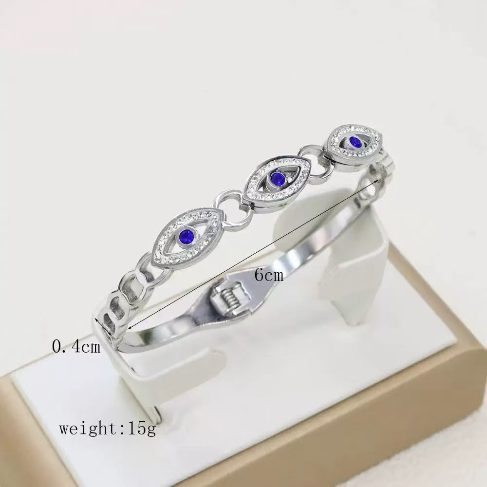 18K Evil Eye Tree of Life Bracelet