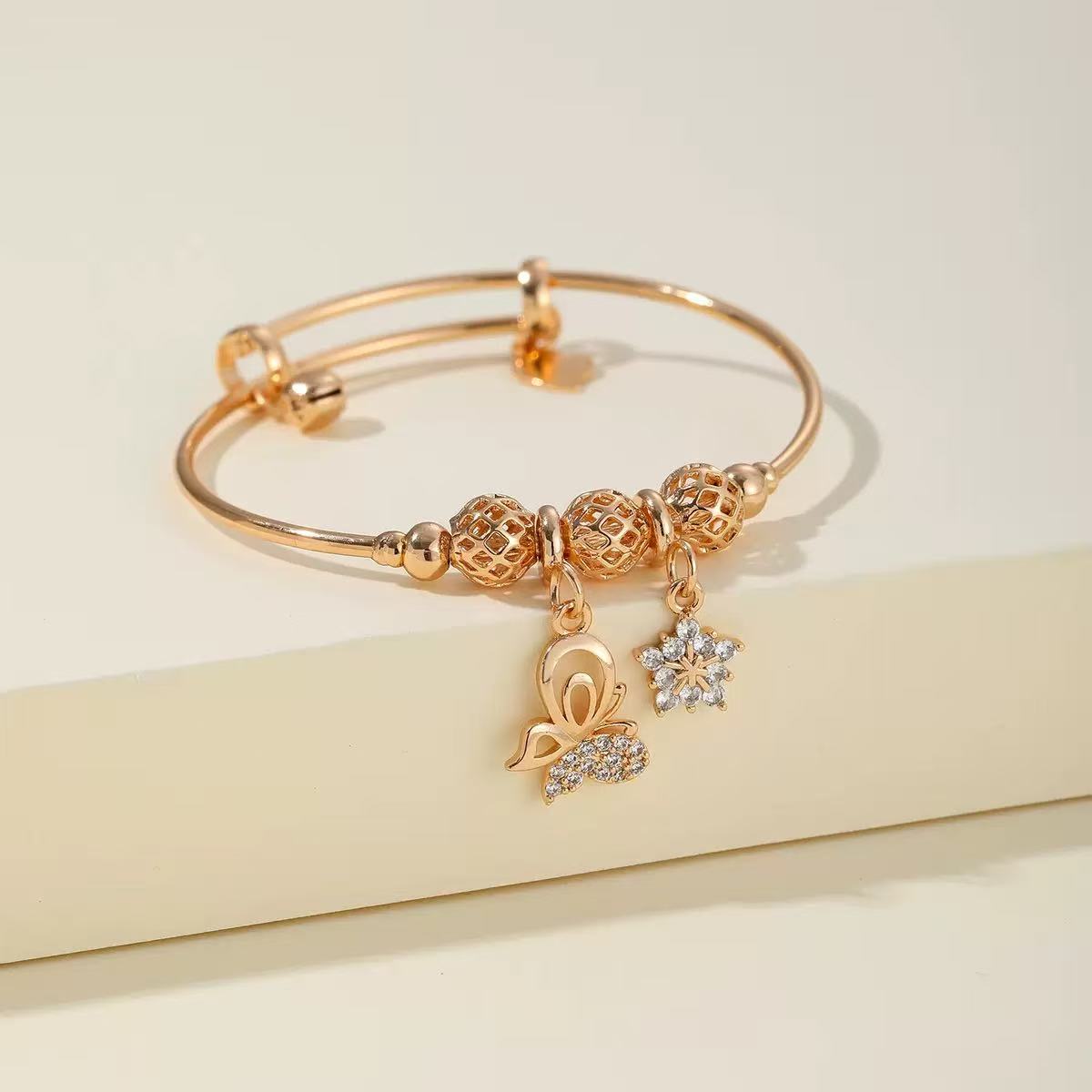 Zirconia Copper Bracelet
