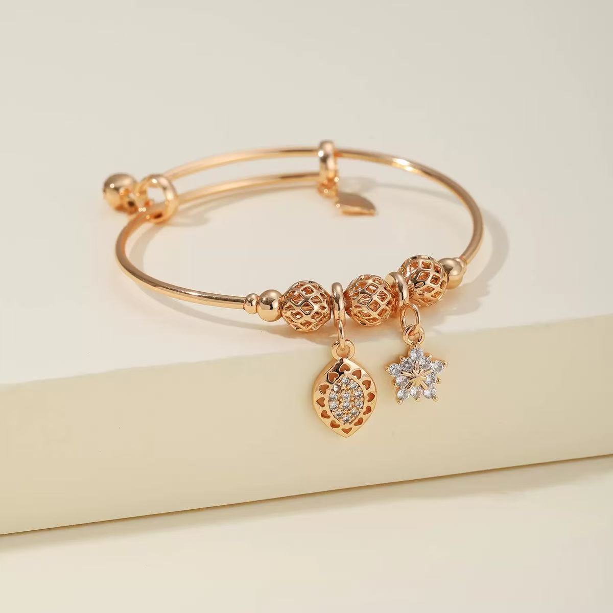Zirconia Copper Bracelet