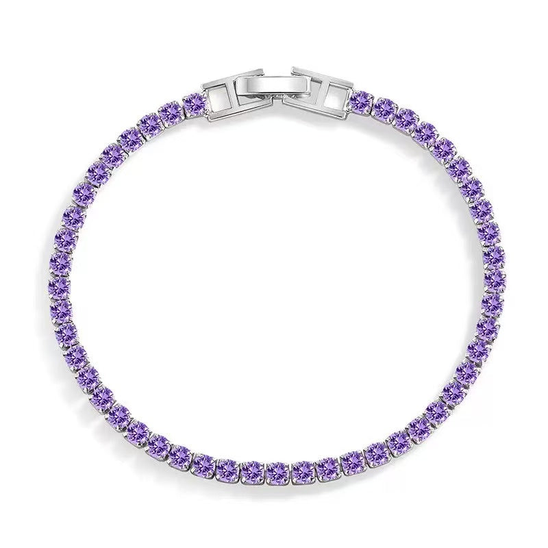 Zirconia Starry Sky Tennis Bracelet