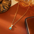Natural Turquoise Vintage Necklace