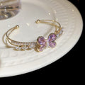 18K Butterfly Zircon Bracelet