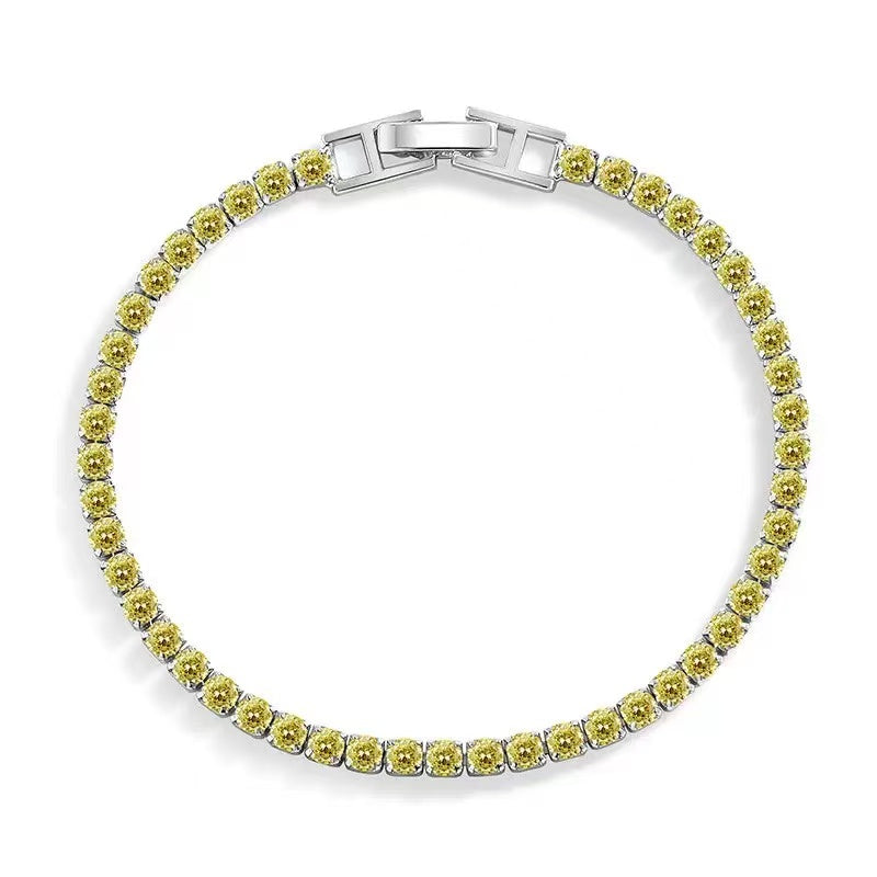 Zirconia Starry Sky Tennis Bracelet