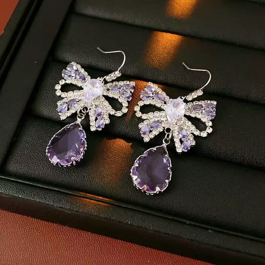 Royal Zirconia Bow Knot Jewelry Set