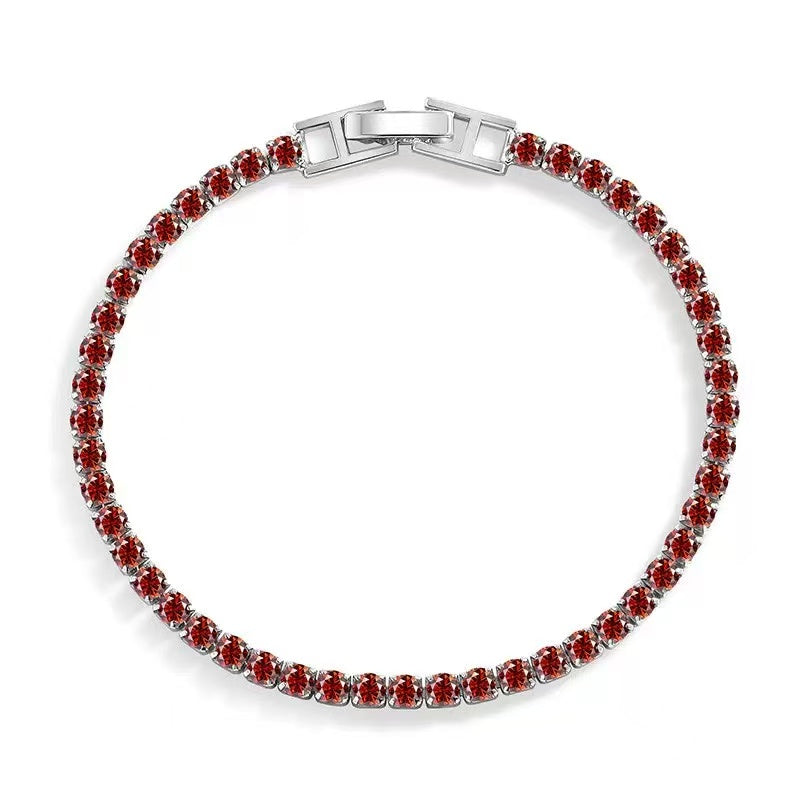 Zirconia Starry Sky Tennis Bracelet