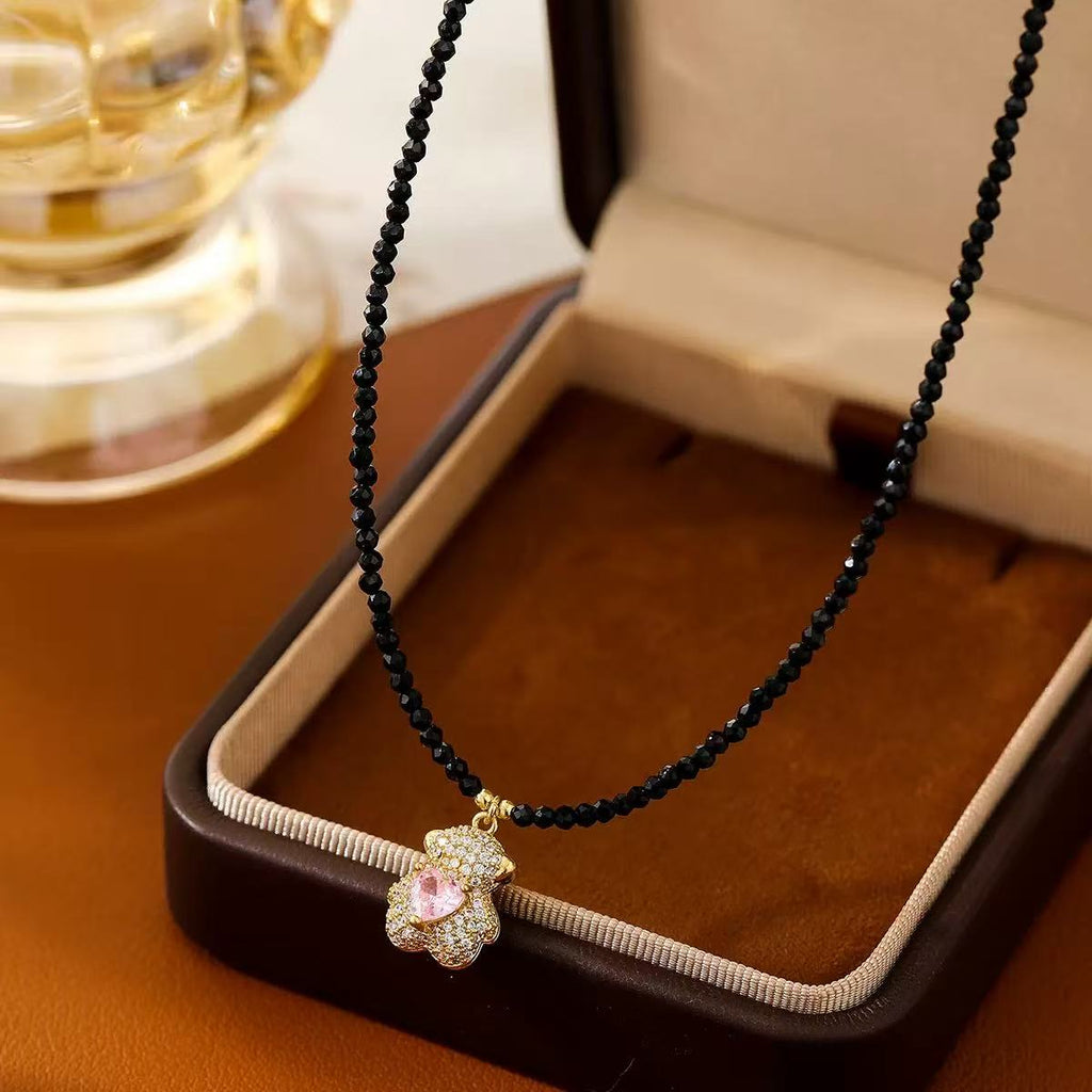 Sweet Cool Bear Pendant Necklace