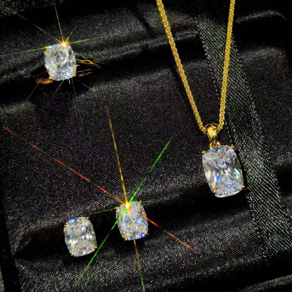 Ice Crystal Sparkling Zirconia Jewelry Set