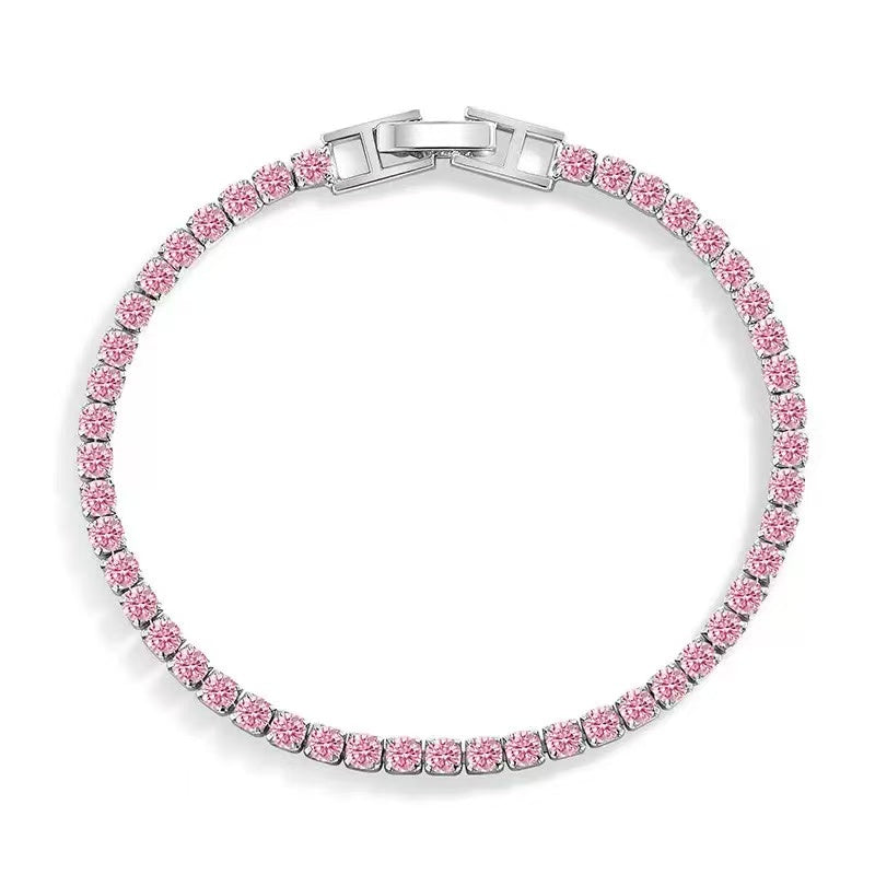 Zirconia Starry Sky Tennis Bracelet