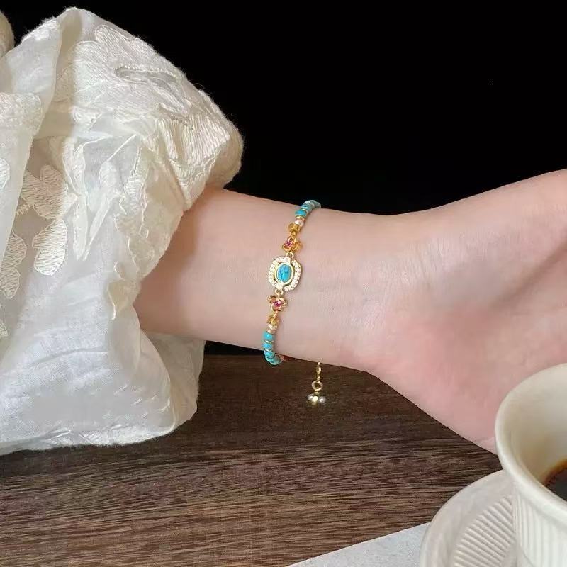 Turquoise Pearl Bracelet