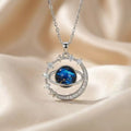 Copper Crystal Starry Sky Necklace