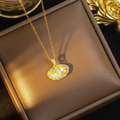 Titanium Steel Pearl Shell Necklace